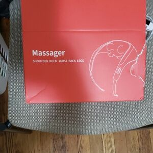 Red Massager for Shoulder, Neck, Waist, Back, Legs
